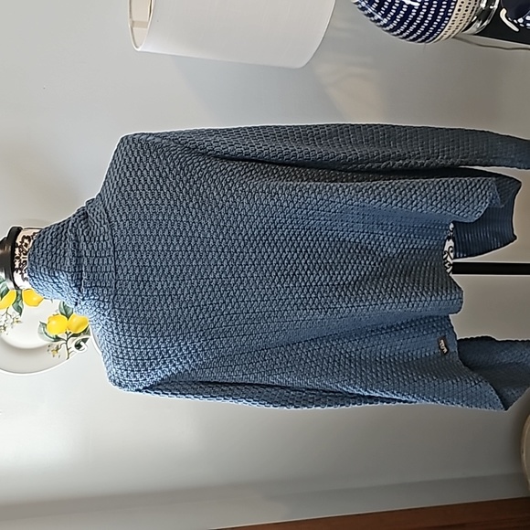 Matilda Jane Envision This Wrap thick knit blue cardigan sz XL - Picture 5 of 7